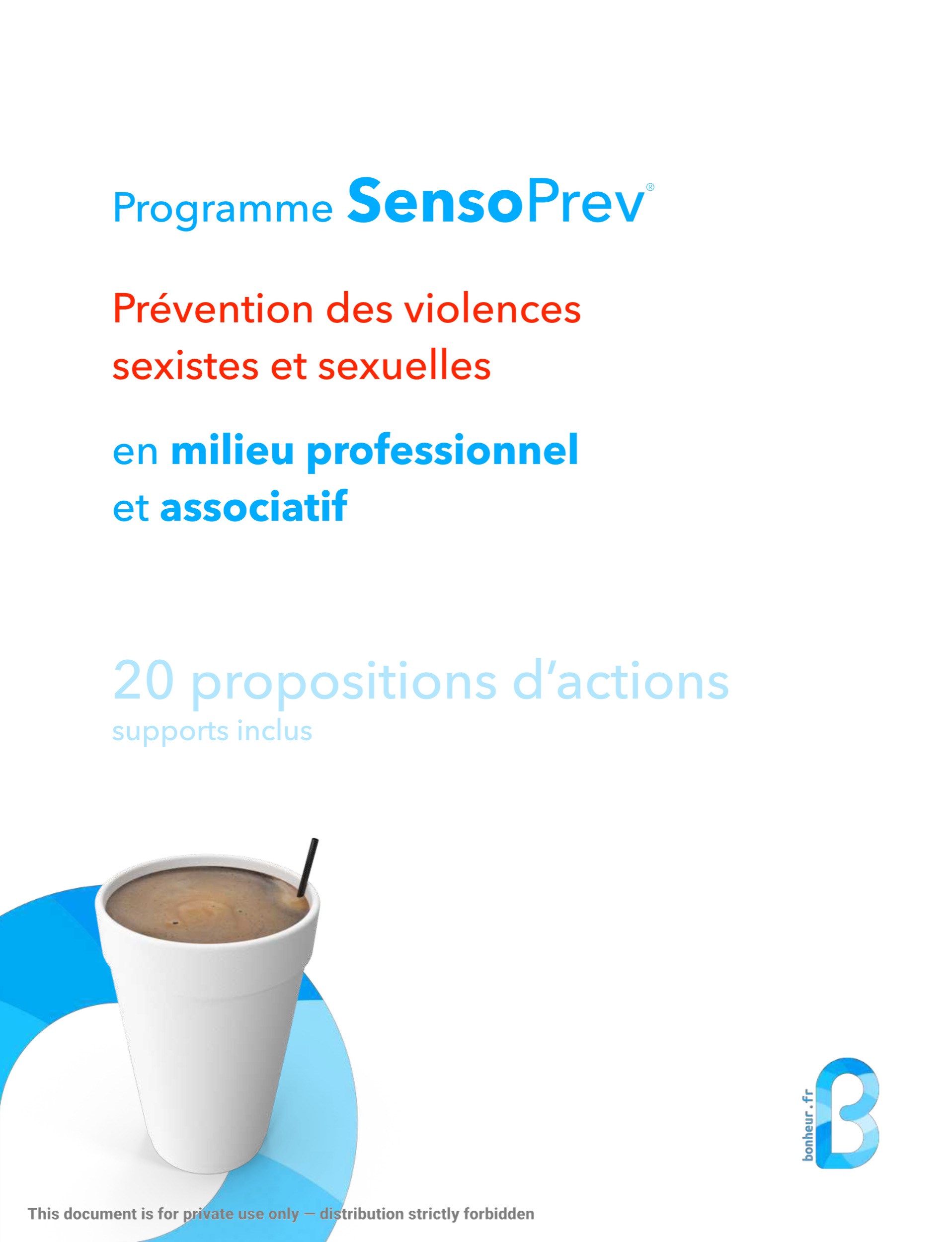 Prévention des violences sexistes et sexuelles au travail (VSST) - 20 propositions d’actions – Image 2